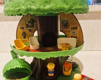 VTG Kenner Family Tree Tots Treehouse, 1975 (dolls )USA , 1977-83