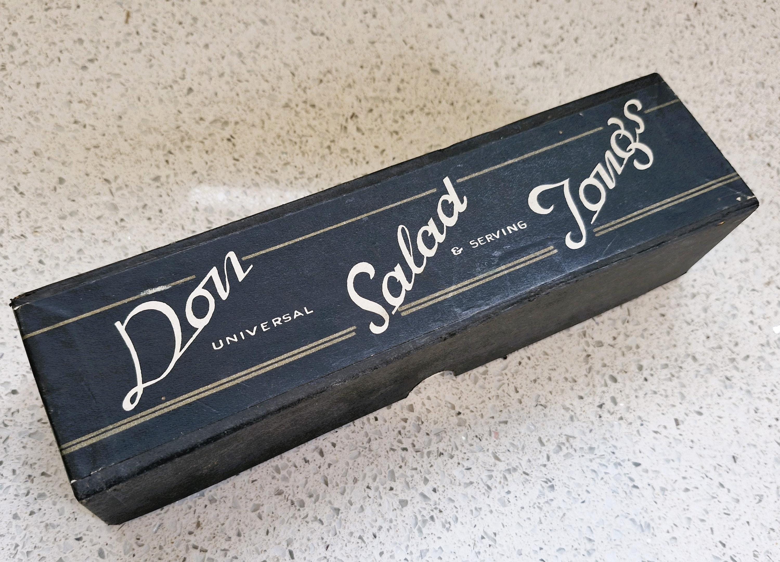 ヴィンテージ シルバーメッキ サラダサービングトング - クーパー