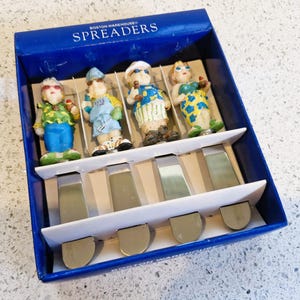 Boston Warehouse Butter Spreader, Swimmers, BBQ, beach, Quirky Kitsch Knife - Boxed