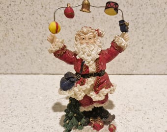 80年代 ビンテージ クリスマス サンタクロース ベアー オーナメント 飾り 80年代ヴィンテージ サンタクロース サンタクロース そり 樹脂製 クリスマス