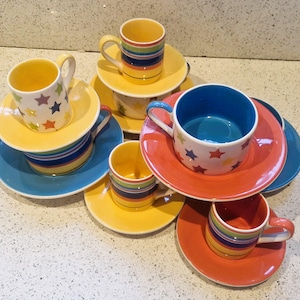 Thun(トゥン)カップ&ソーサー、お皿のセット Thun espresso cups - Etsy 日本