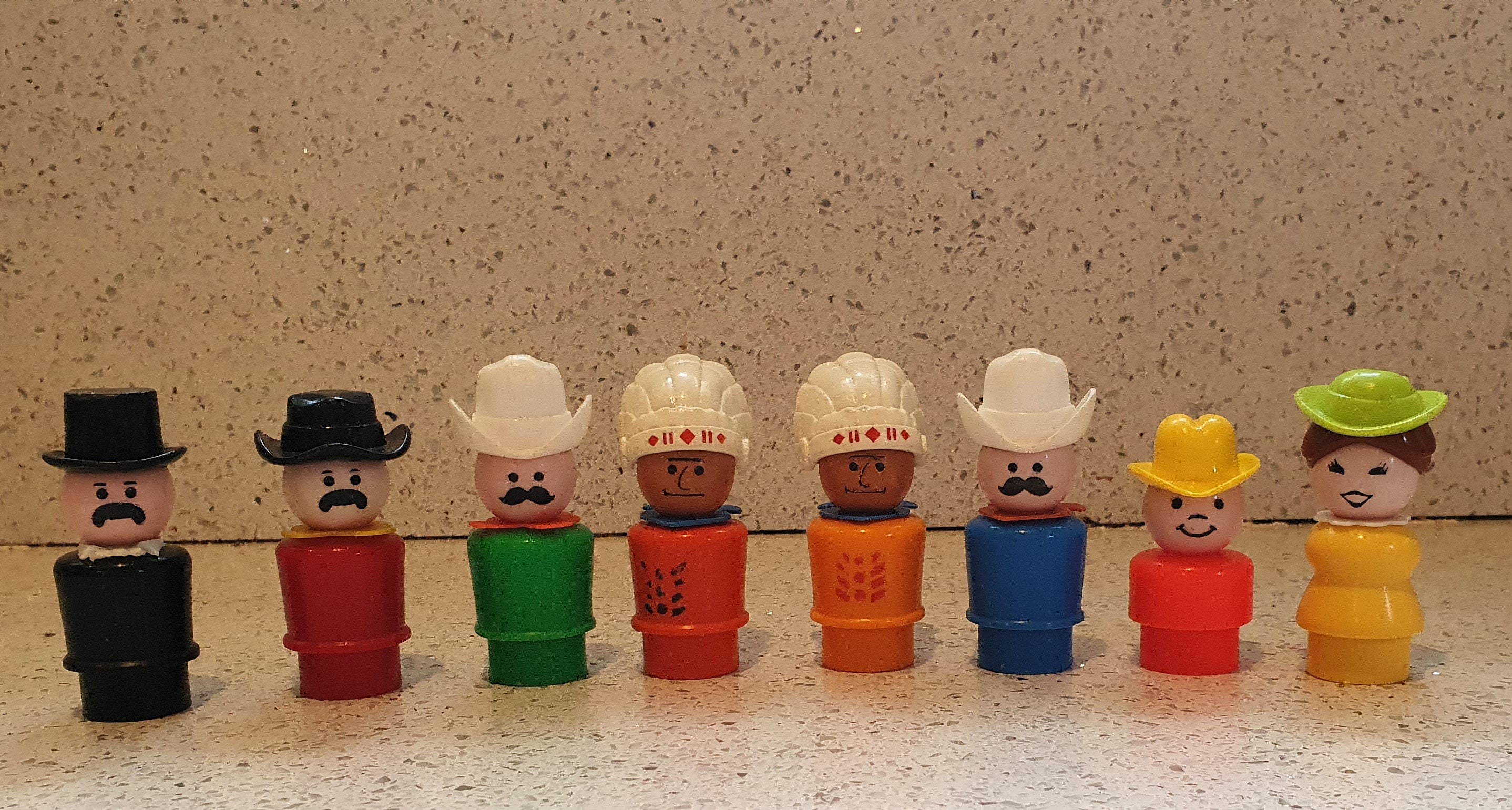 フィッシャープライス リトルピープル、カウボーイ、ウエスタンタウン