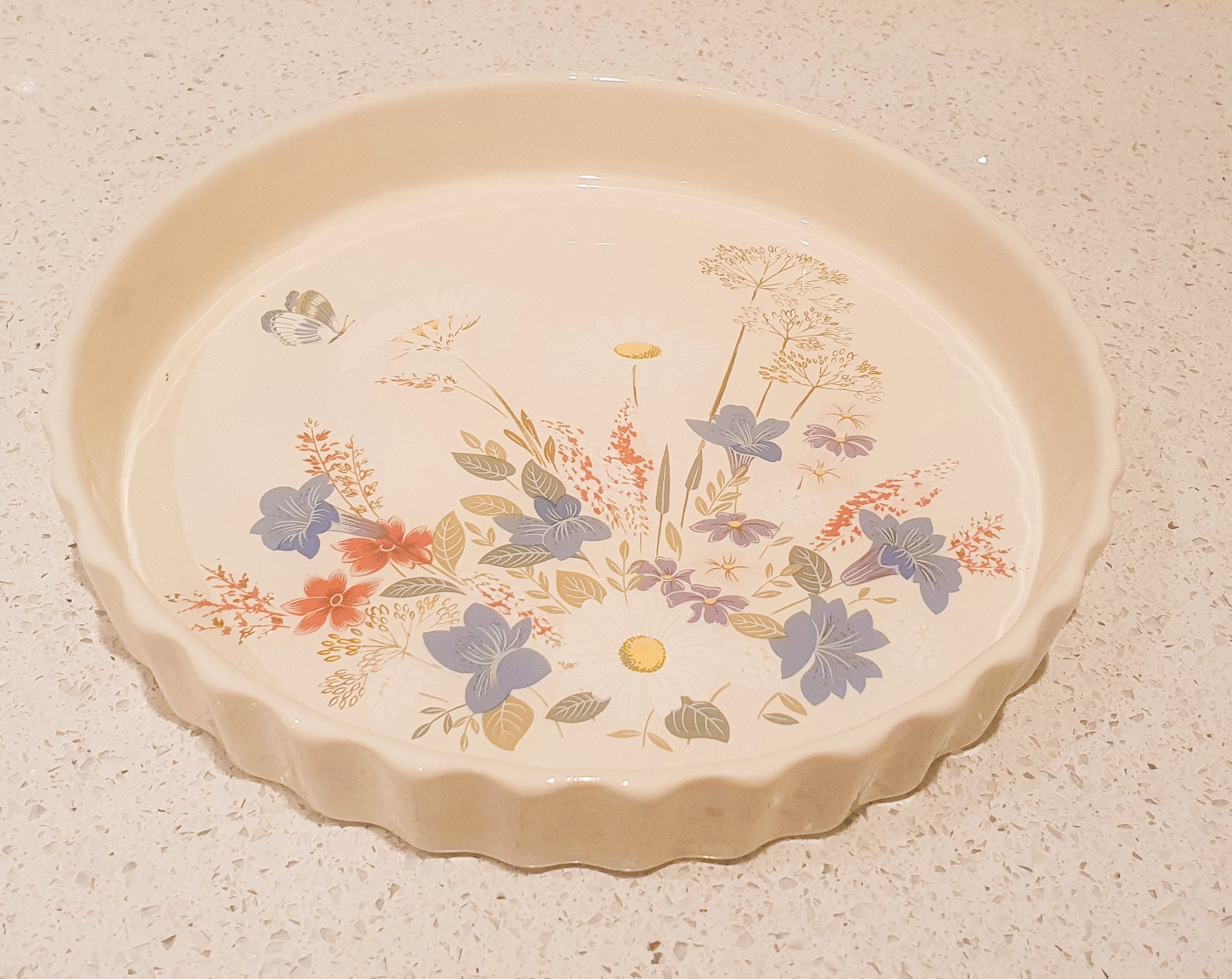The Pioneer Woman Floral Medley 9-Inch Ceramic Pie Plate *FREE SHIPPING*
