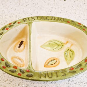 Vintage Rayware Pistazienschale, Nussschalenschale