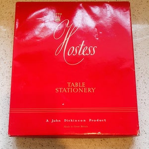Vintage Cocktail Party, Hostess Cocktail Napkins, Table Stationary, John Dickenson, original Packaging