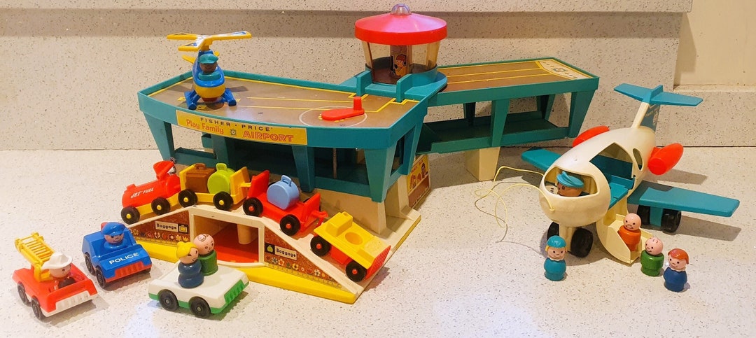 Fisher Price Airport, Plane, Helicopter, Re Fuelling Set, Stewardess, Wooden People, Fire Engine and Police, Vintage Fisher Price Airport - Etsy Fisher Price Airport, Plane, Helicopter, Re Fuelling Set, Stewardess, Wooden People, Fire Engine and Police, Vintage Fisher Price Airport - Etsy