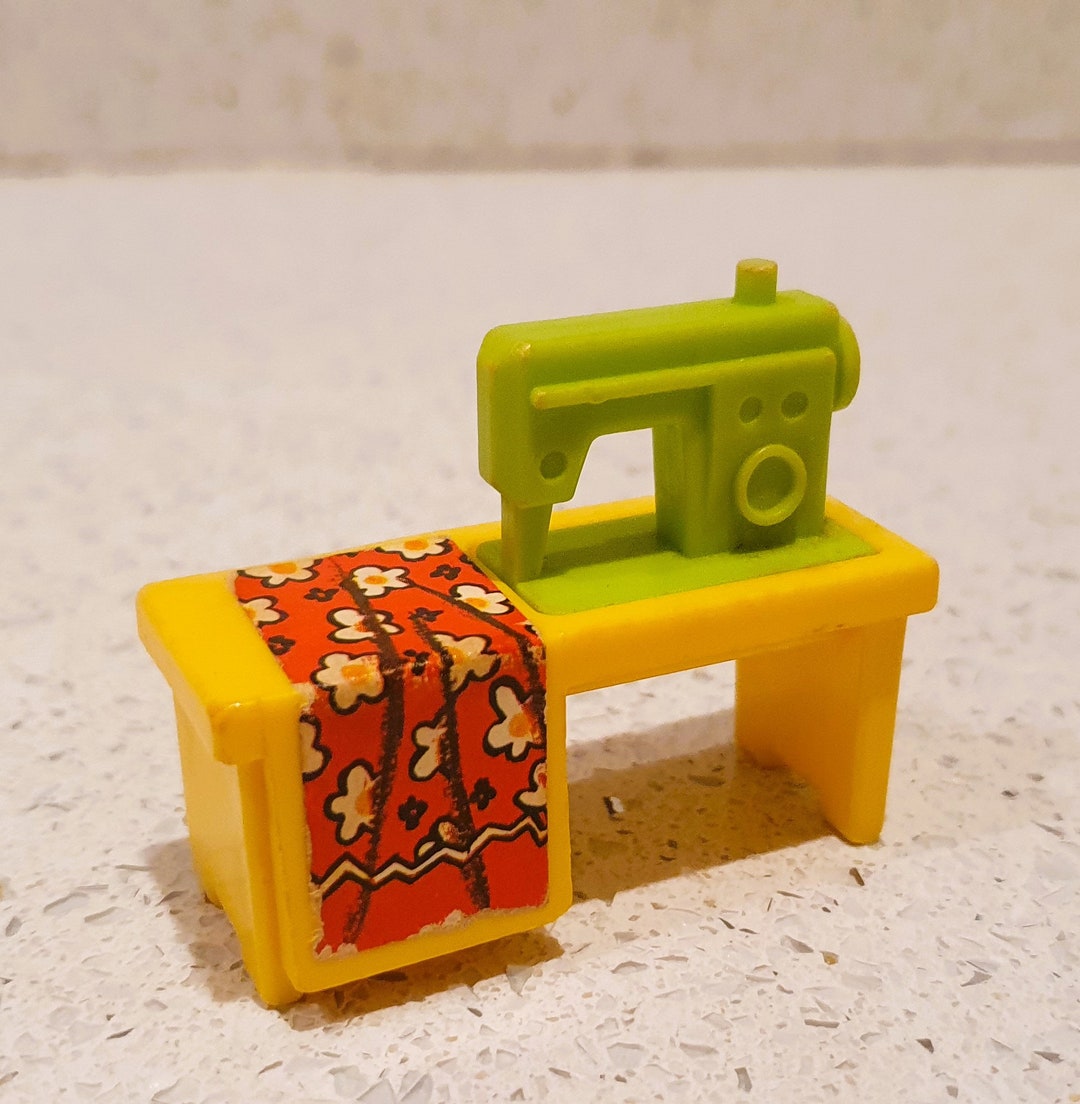 Vintage Fisher Price Sewing Machine, Family House, Fisher Price