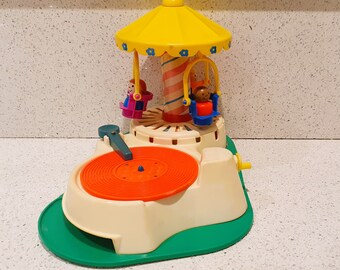 1981 Fisher Price Baby Toys Vintage Fisher Price Baby Toy Lot Spinning  Butterfly Soft Flower