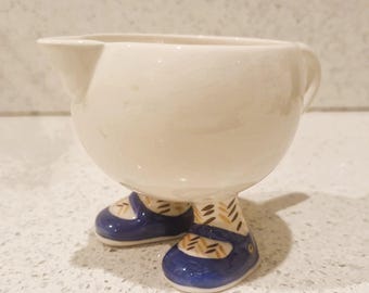 Carlton WALKING WARE Sugar Bowl With Lid and Creamer Set