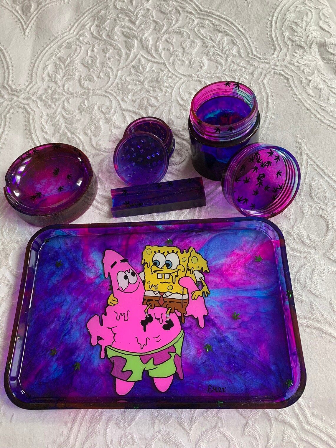 Custom Rolling Tray Sets Etsy