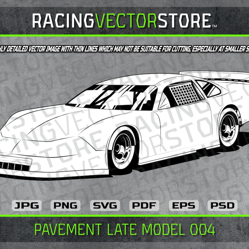 Dirt Late Model Template - Etsy