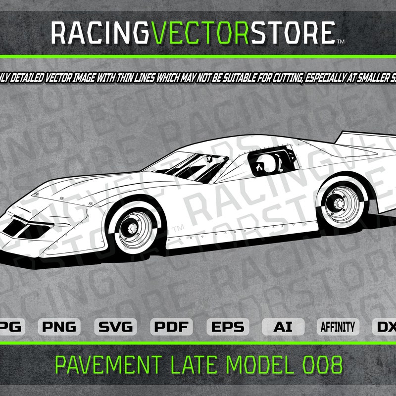 Dirt Late Model Template - Etsy