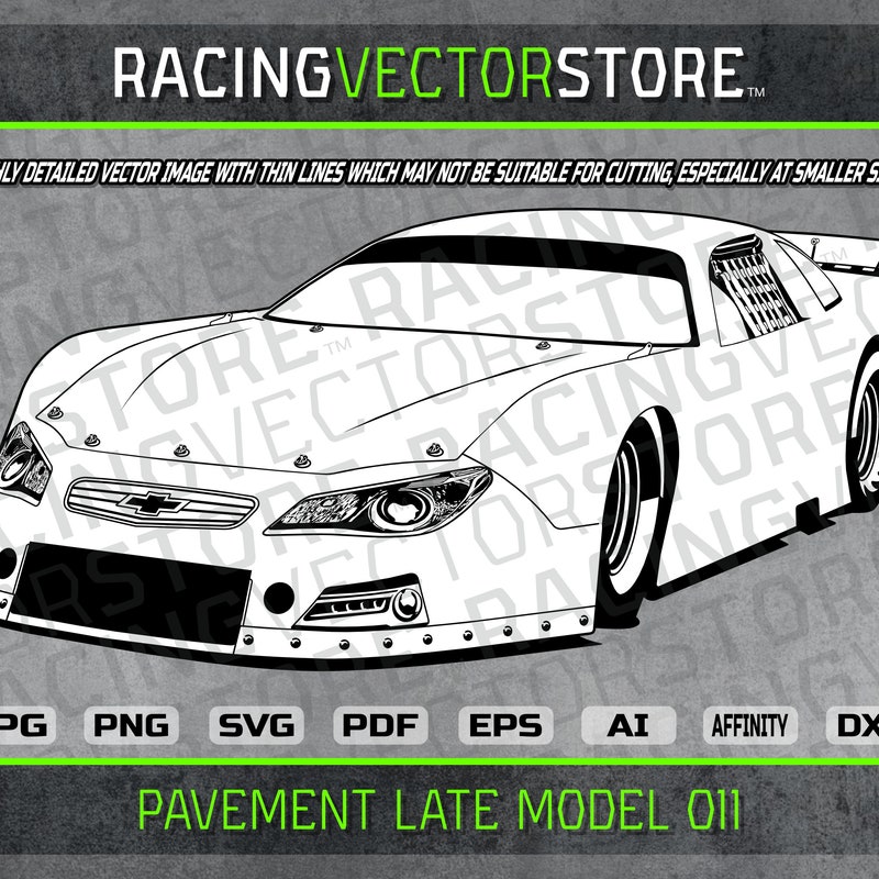 Dirt Late Model Template - Etsy
