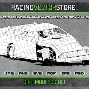 Immagine vettoriale altamente dettagliata di un'auto da corsa modificata su sterrato in formato .svg .ai .pdf .eps .png .jpg