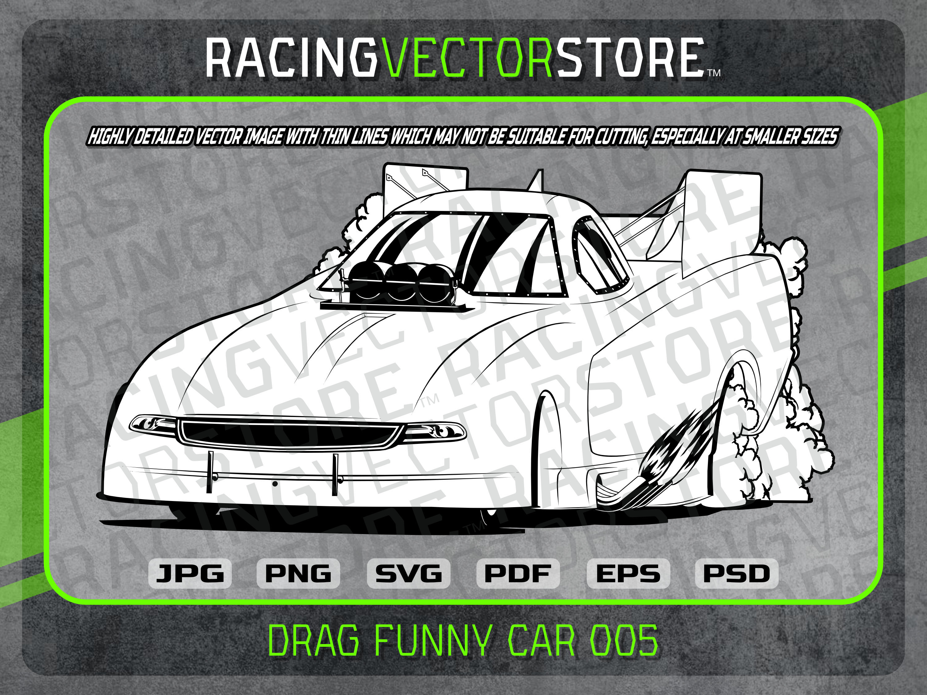 nhra funny car drawings