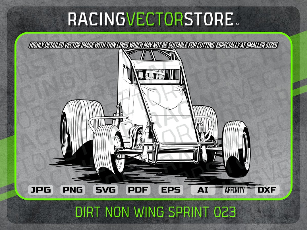 Dirt Racing Non Wing Sprint Car Rug