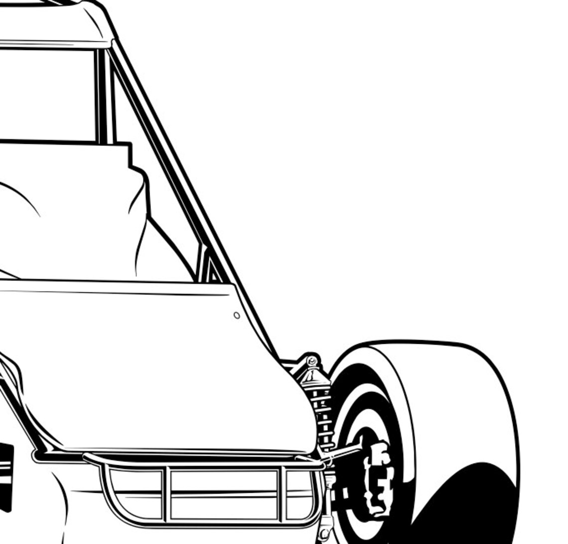 Custom Sprint Car Non-Wing Backpack main image 1