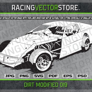 Met onverharde weg gemodificeerde vintage raceauto zeer gedetailleerde vectorafbeelding in .svg .eps .pdf .png .jpg .psd