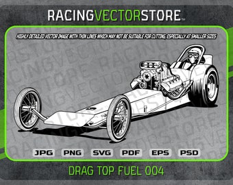 ドラッグ レース ビンテージ トップ フューエル ドラッグスター