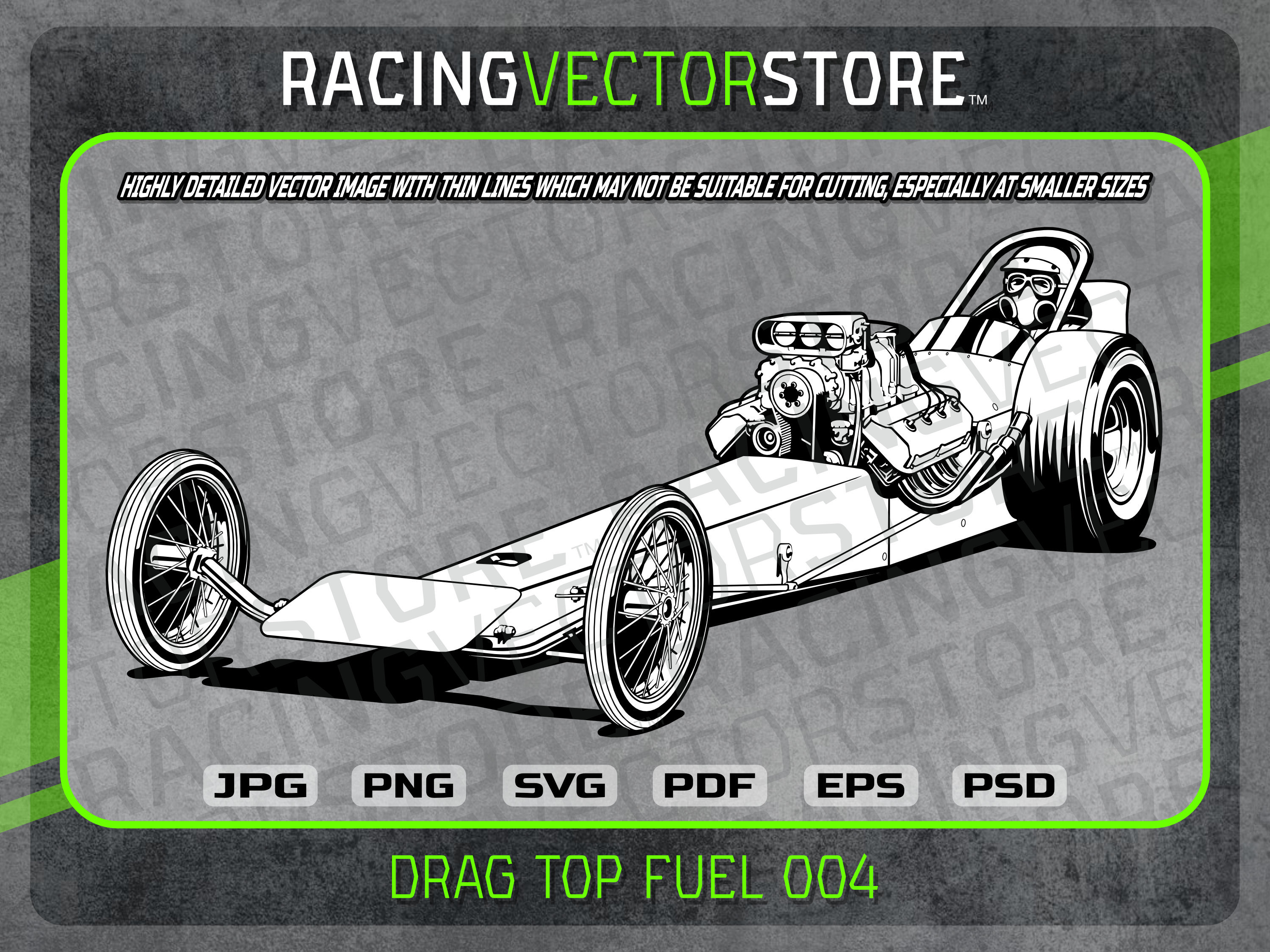 ドラッグ レース ビンテージ トップ フューエル ドラッグスター