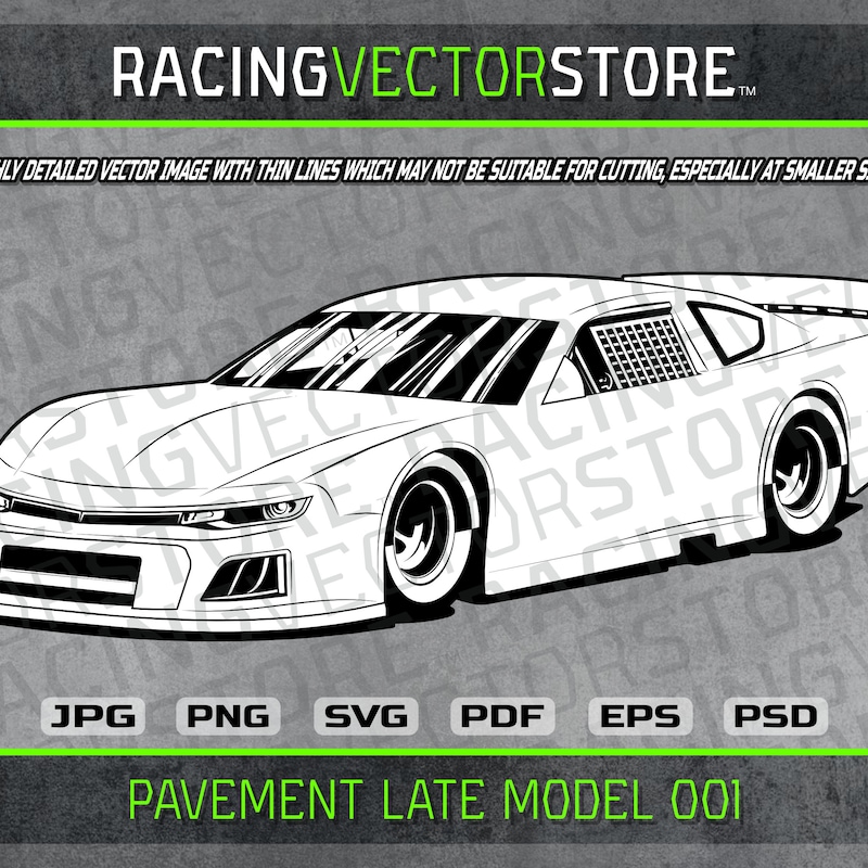 Dirt Late Model Template - Etsy