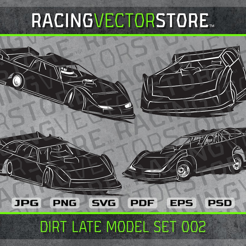 Dirt Late Model Template - Etsy