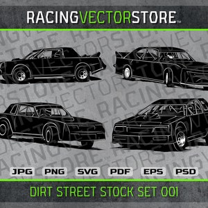 Street stock race car image in .svg .ai .eps .pdf .png .jpg .affinity .dxf