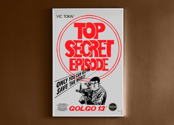 Top Secret Episode Poster NES Art Print Video - Etsy