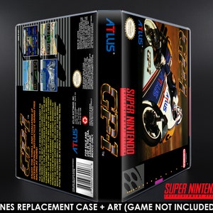 GP-1 SNES Horizontal Case - No Game - Replacement Storage Case & Box Art