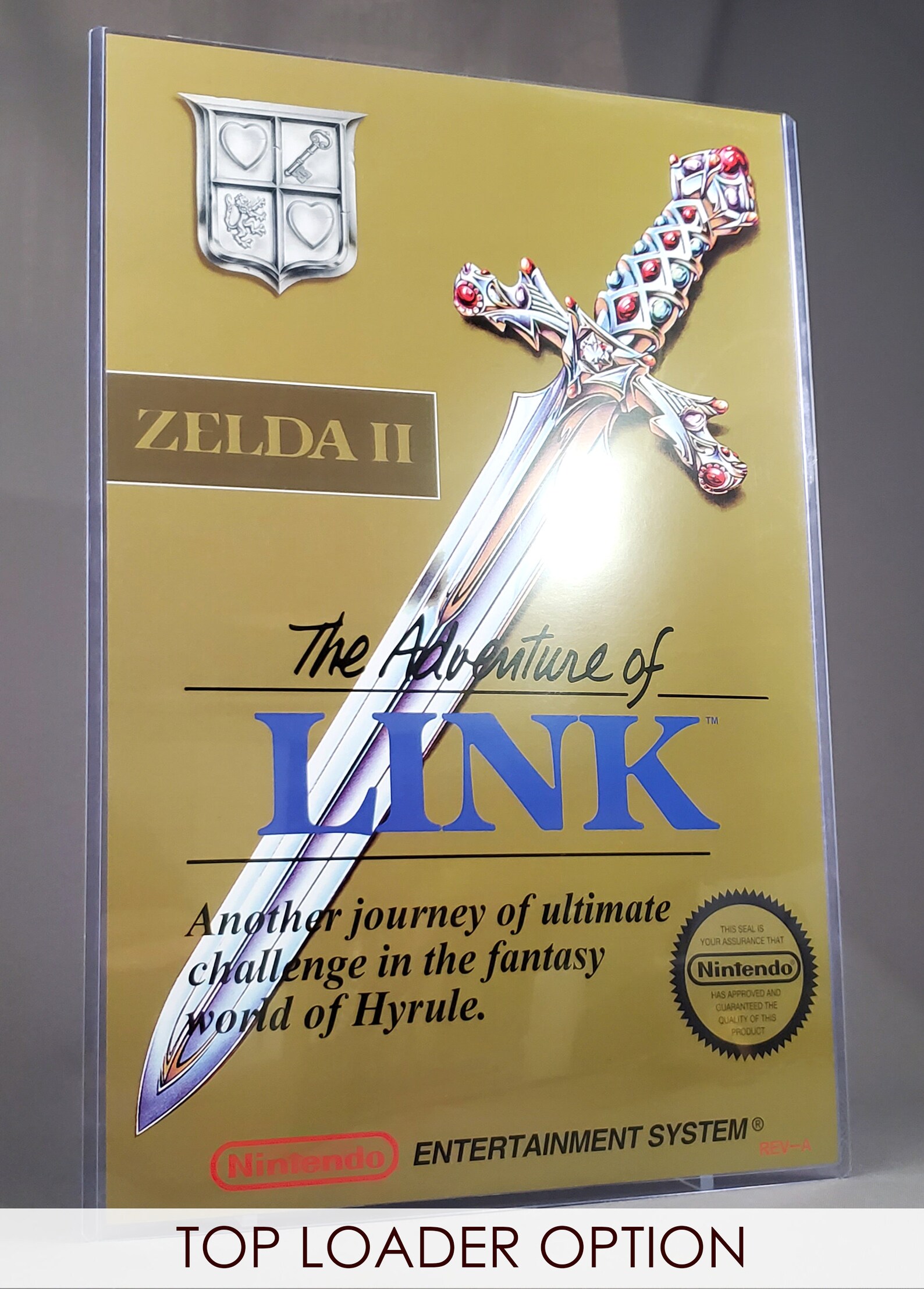 The Legend of Zelda Poster NES Box Art Print Video Game 11 X - Etsy