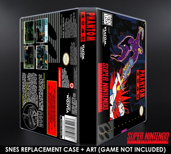 Phantom 2040 - SNES Horizontal Case - No Game - Replacement Phantom 2040 - SNES Horizontal Case - No Game - Replacement
