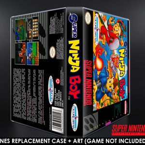 Super Ninja Boy - SNES Horizontal Case - No Game - Replacement Storage Case & Box Art