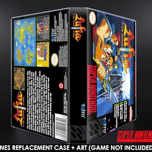 Lufia & The Fortress of Doom - SNES Horizontal Case - No Game - Replacement Storage Case Box Art