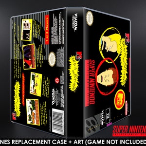 Beavis and Butt-Head - SNES horizontale behuizing - geen spel - vervangende opbergdoos en doos Art