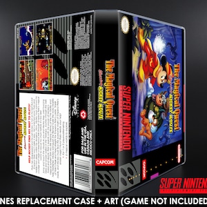 The Magical Quest con Topolino - SNES - Nessun gioco - Custodia di ricambio orizzontale per giochi e scatola art