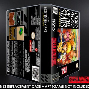 Secret of the Stars Tecmo SNES Horizontal Case No Game