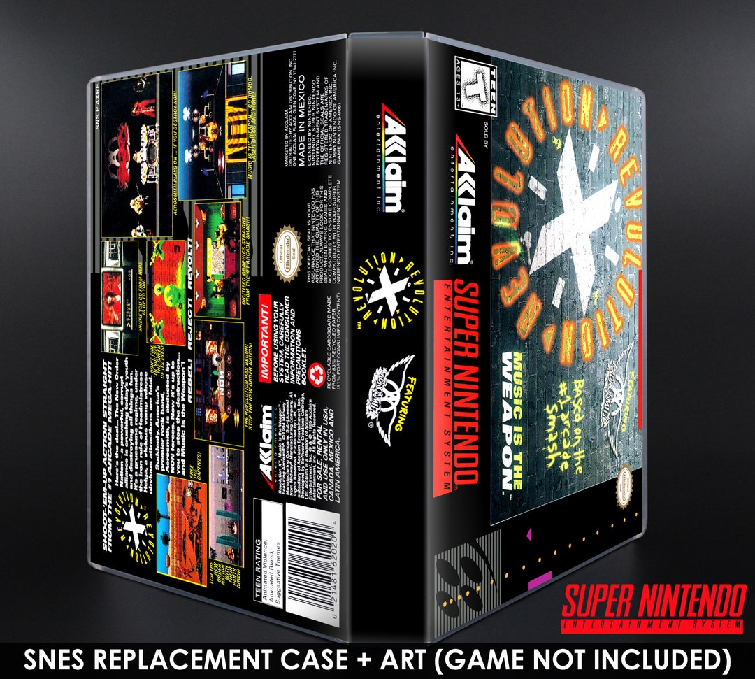 Cover Revolution X Super Nintendo Revolution X (SNES) Super