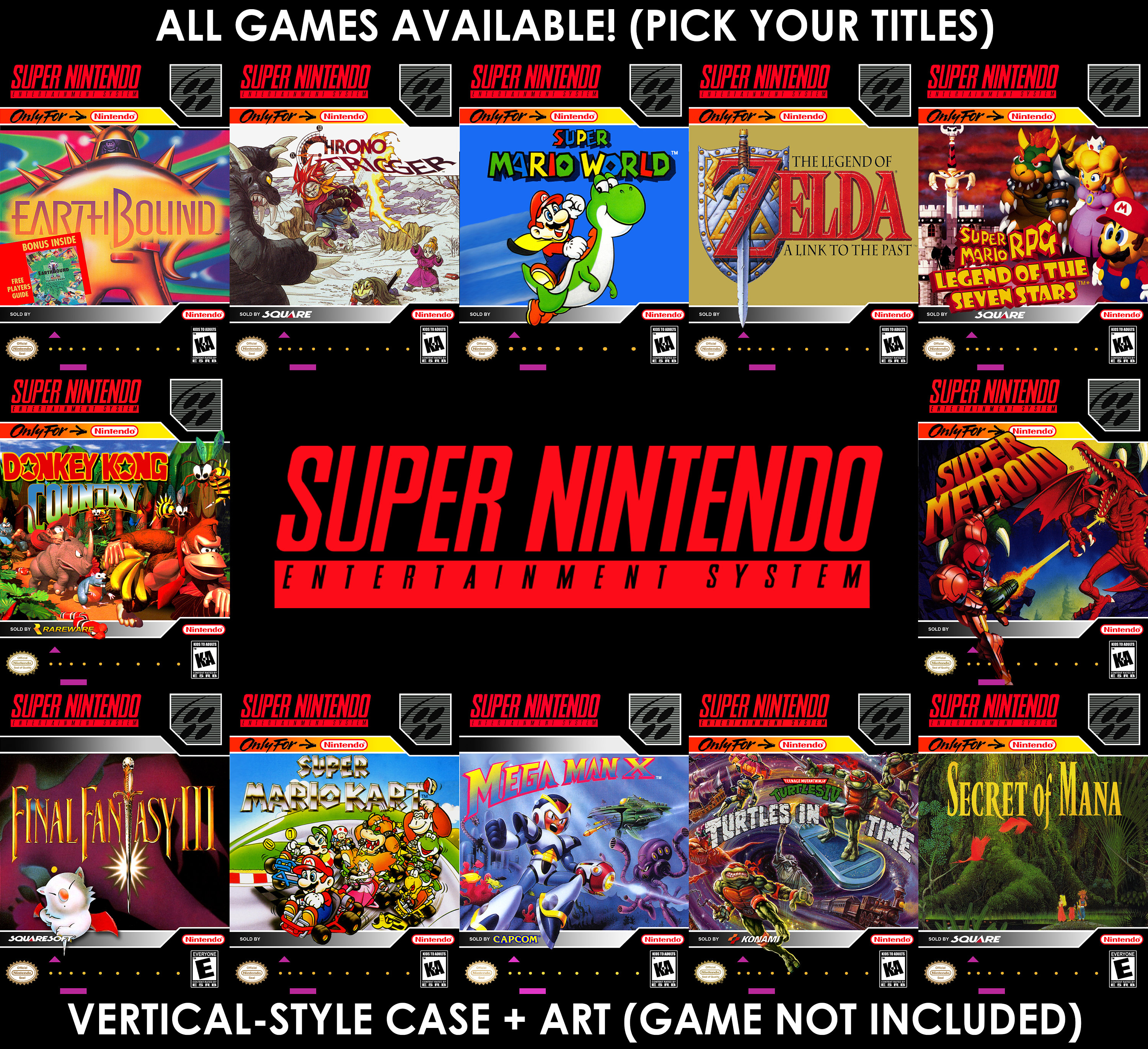 Where can i buy super nintendo games discount