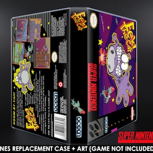 Eek the Cat - SNES Horizontal Case - No Game - Replacement Storage Case & Box Art