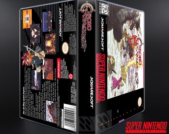 Chrono Trigger - SNES Horizontal Case - No Game - Replacement Storage Case & Box Art
