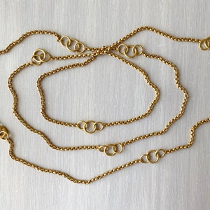 Dkny Gold Necklace Etsy