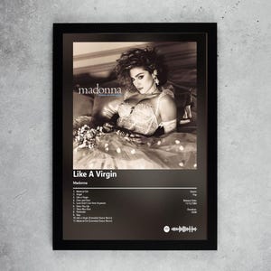madonna Like a Virgin ポスター MADONNA,'LIKE A VIRGIN
