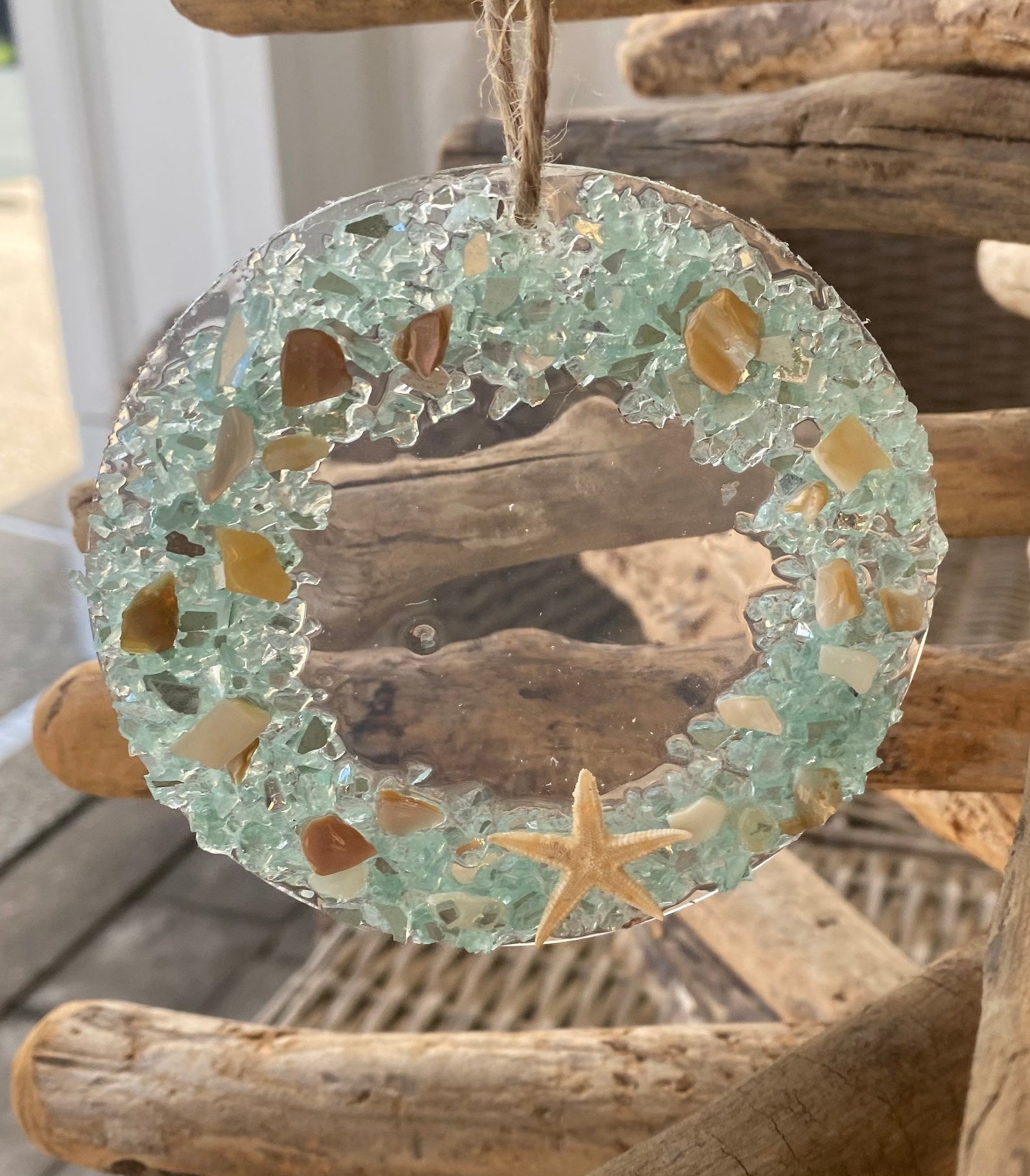 Coastal Suncatcher/christmas Ornament SET OF 4 Etsy