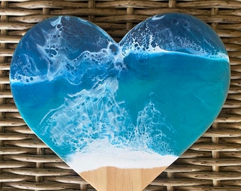 HEART with Ocean Waves