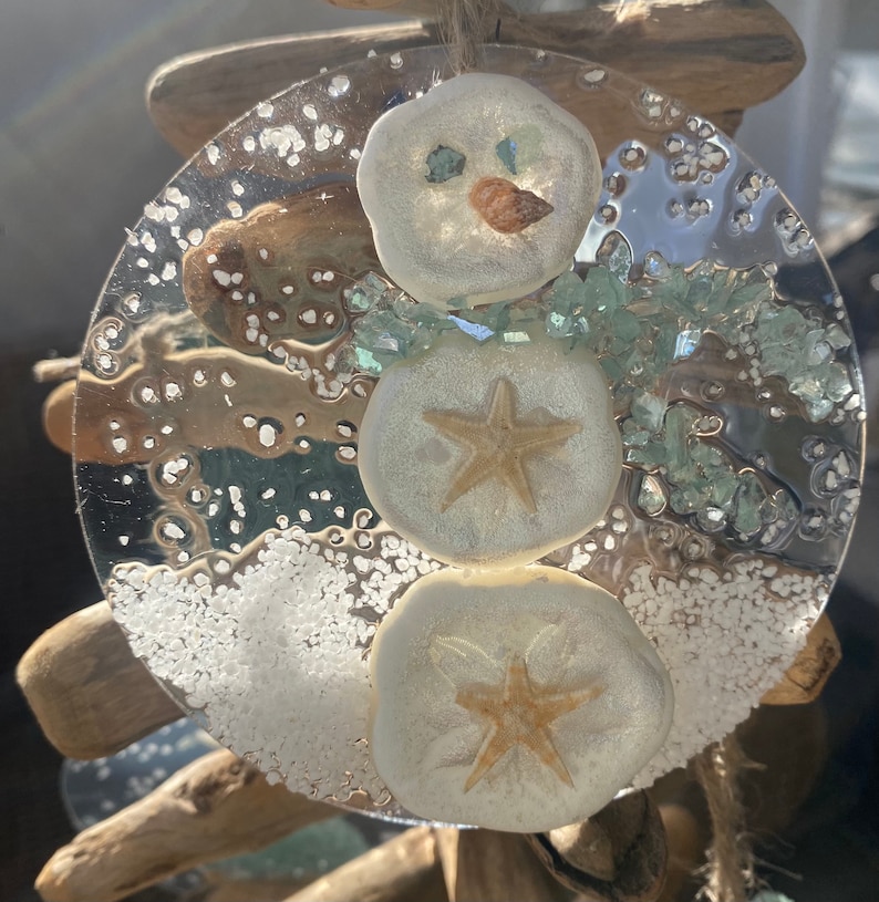 Coastal Suncatcher/christmas Ornament SET OF 4 Etsy