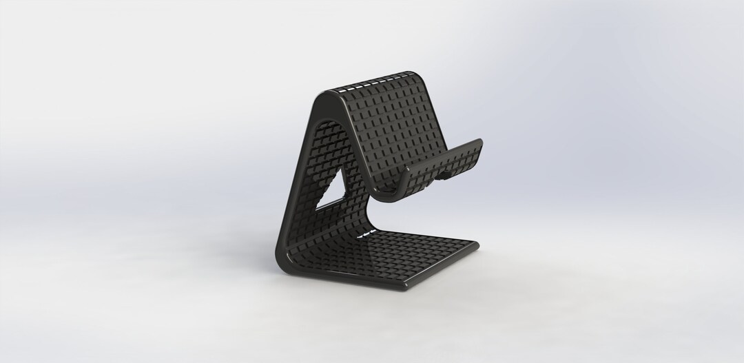Phone Stand STL File Two Patterns High Quality STL Etsy