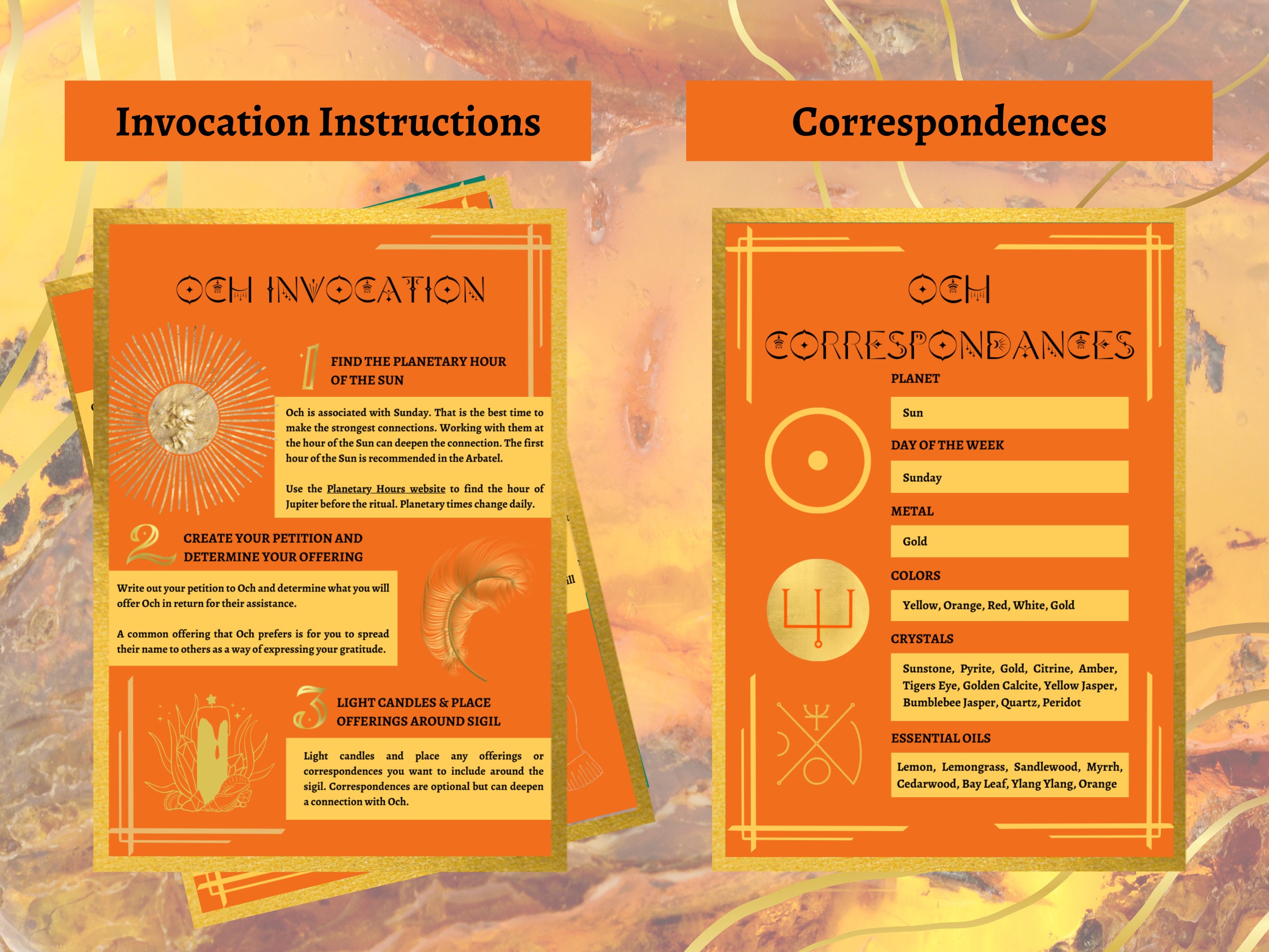 Och Sigil and Invocation Instructions / Olympian Spirit Summoning ...
