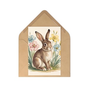 Set di cartoline pasquali in stile vintage - Biglietti di auguri per le feste in stile retrò, decorazioni per la collezione primaverile, illustrazioni in stile antico, confezione da