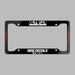 Black Rise License Plate Frame, Japanese inspired, jdm accesories, manga license plate cover 