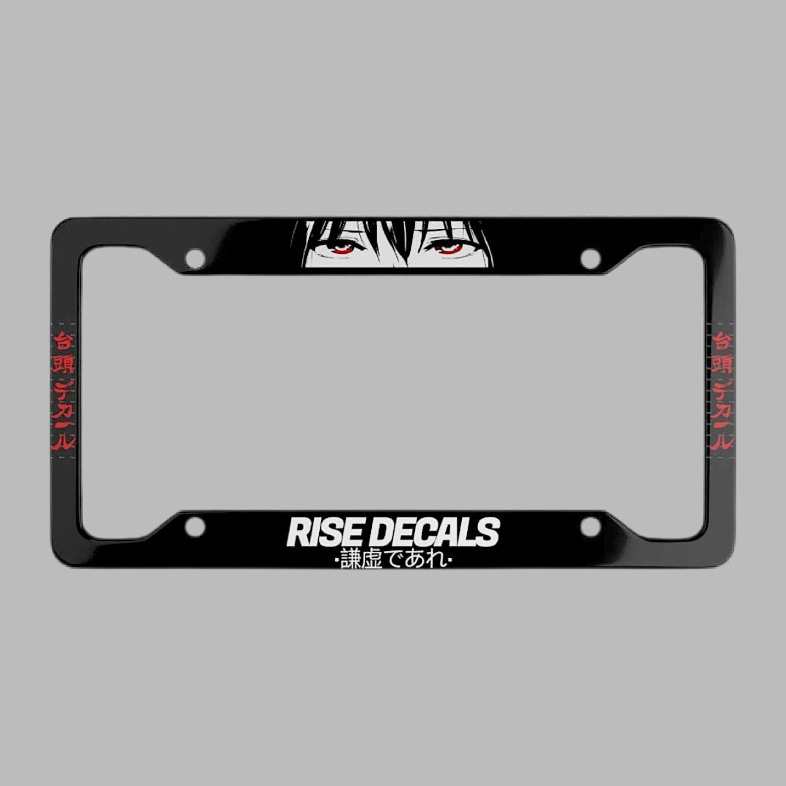 Share more than 73 license plate frames anime best in.cdgdbentre